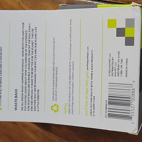 Canvas dispenser bag and 3 rolls waste bag refills - Picture 4 of 4